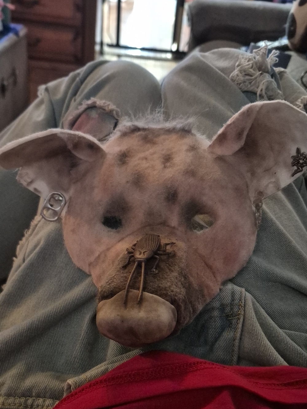 Hyena Therian Kids Face Mask — Unbranded Plush Costume Mask